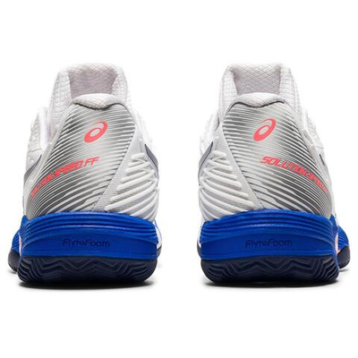 Женские Кроссовки теннисные Asics Solution Speed FF 2 Clay - white/peacoat