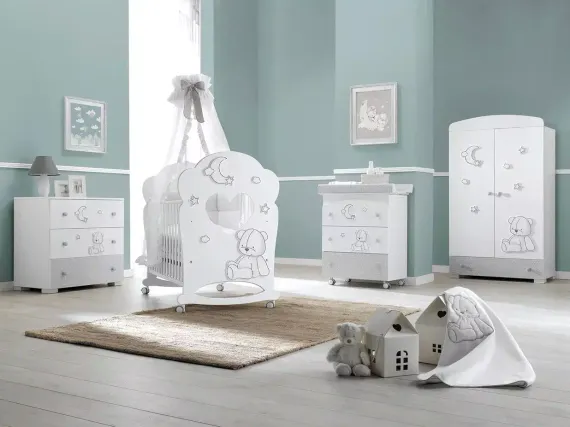 Пеленальный комод Erbesi Stella White