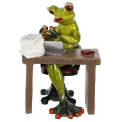 GAEM Фигурка декоративная "Лягушка", L10 W11 H14 см