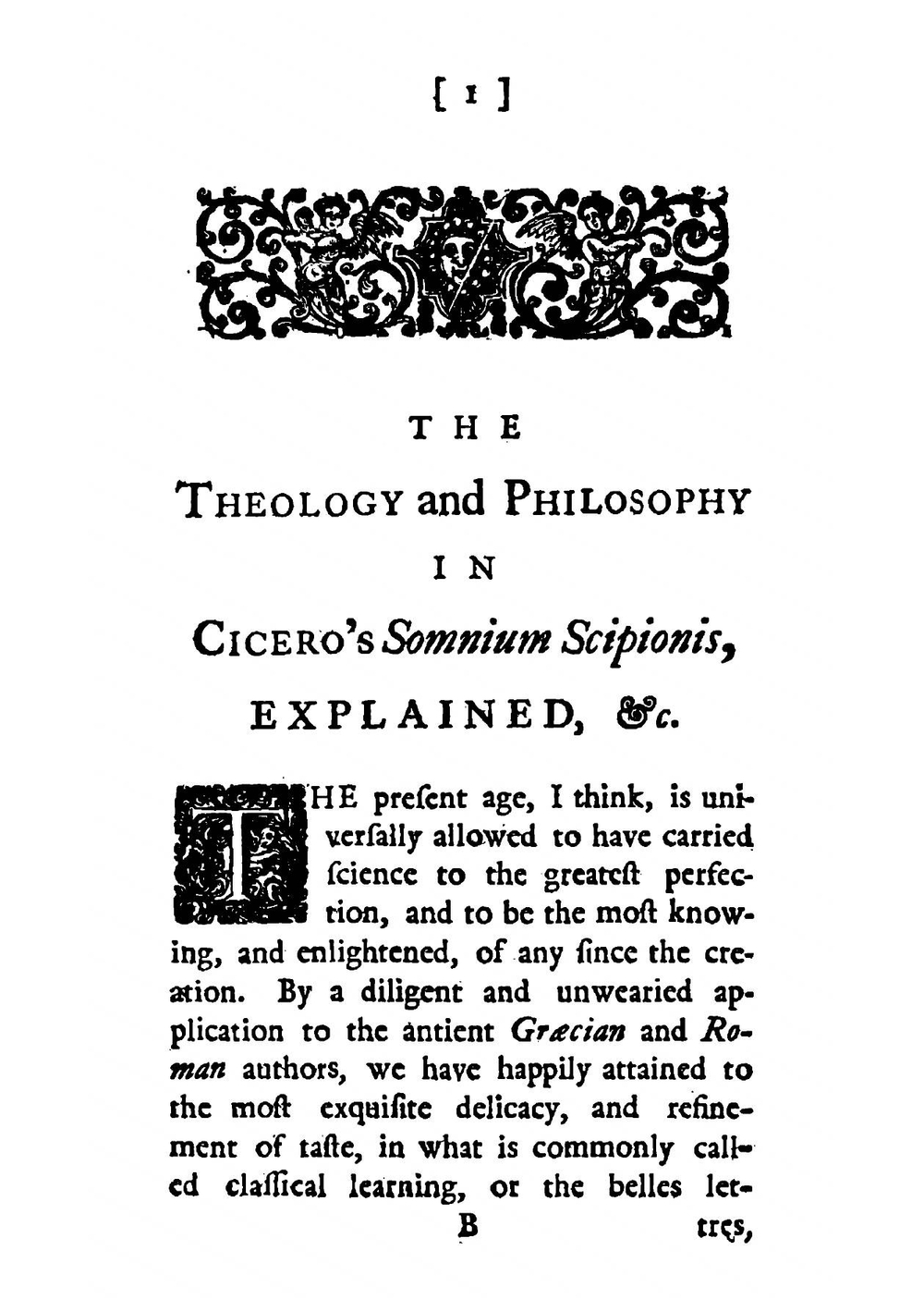 The Theology and Philosophy in Cicero's Somnium Scipionis, Explained | Horne George