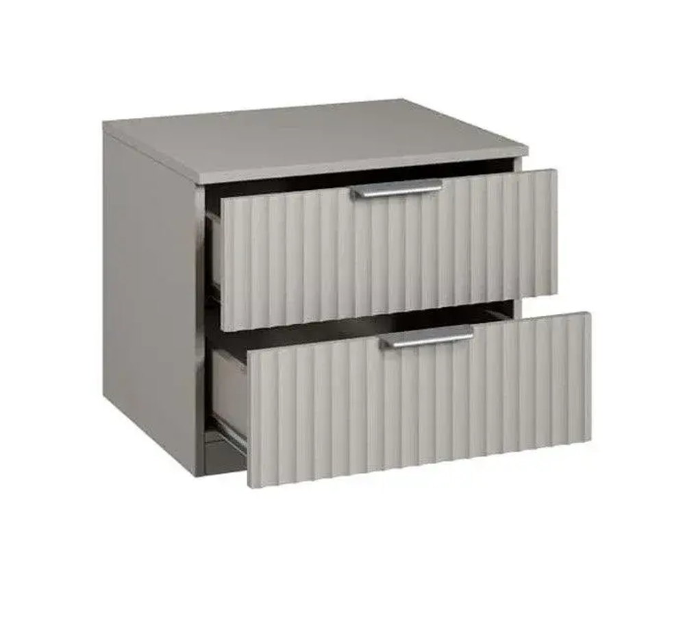 Тумба прикроватная Валенсия, серо-коричневый