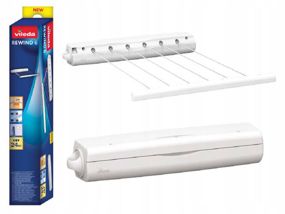 Сушилка для белья Vileda Ревайнд 6.