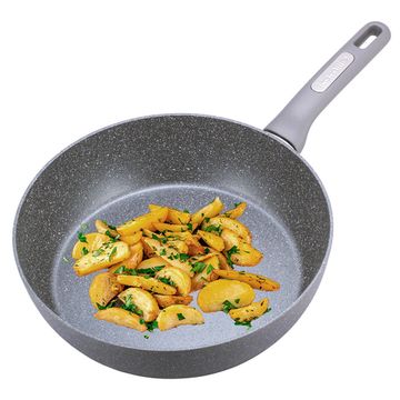 Сотейник 30 см. из литого алюминия Kamille KM-4297GR с мраморным покрытием