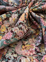 Хлопок Liberty вишневый с цветочным принтом Tana Lawn™ Cotton - The 150th Anniversary Collection