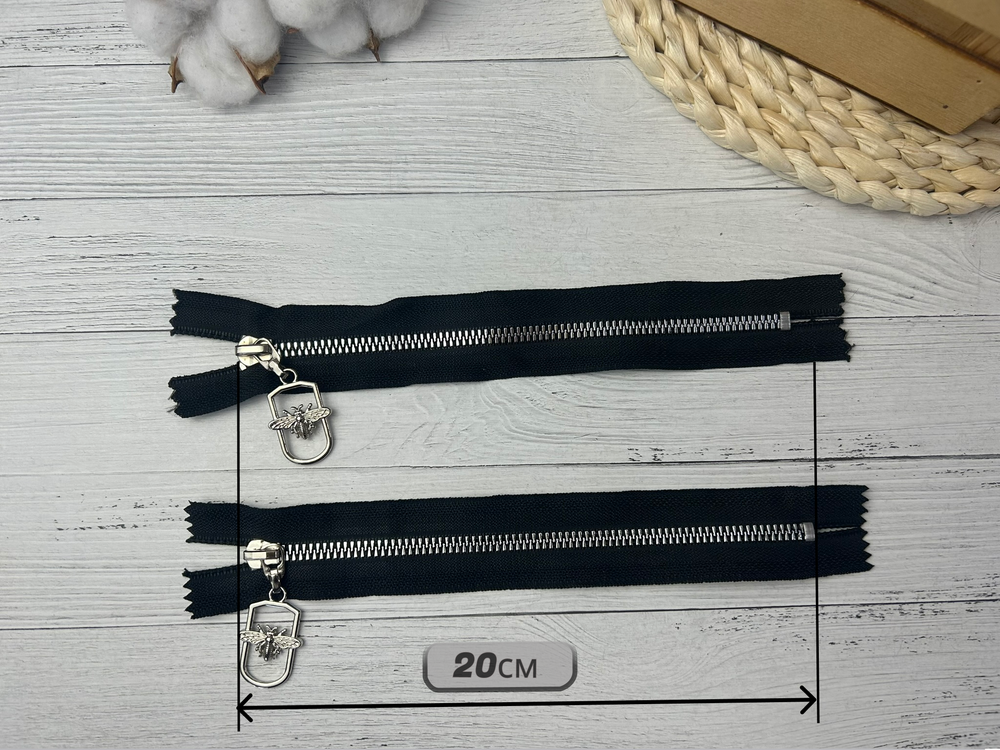 Набор молний ТРАКТОР GU никель 80см+20см