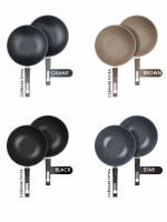 Сковорода ВОК "Мечта" Гранит с несъемной ручкой и крышкой 28 см