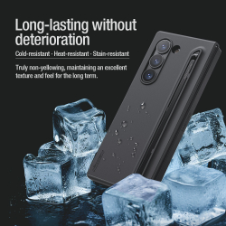 Чехол покрытый мягким жидким силиконом от Nillkin для Samsung Galaxy Z Fold 6 5G, серия Flex Pure Fold Case (в комплекте съемное перо S Pen)