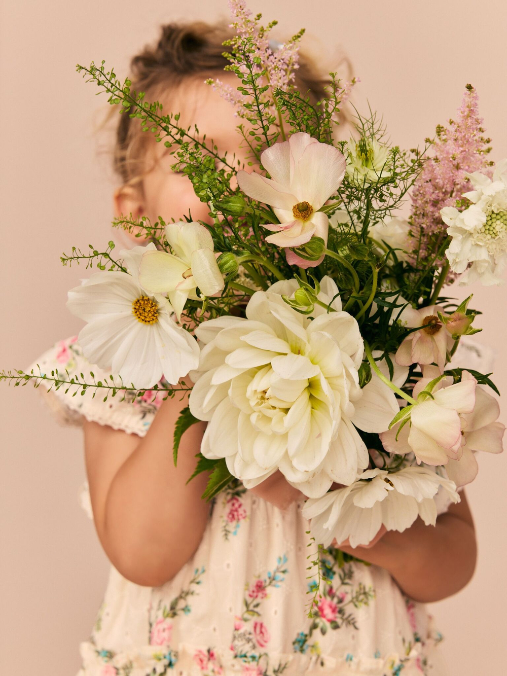 Платье для девочки Next E99-251, Кремовый