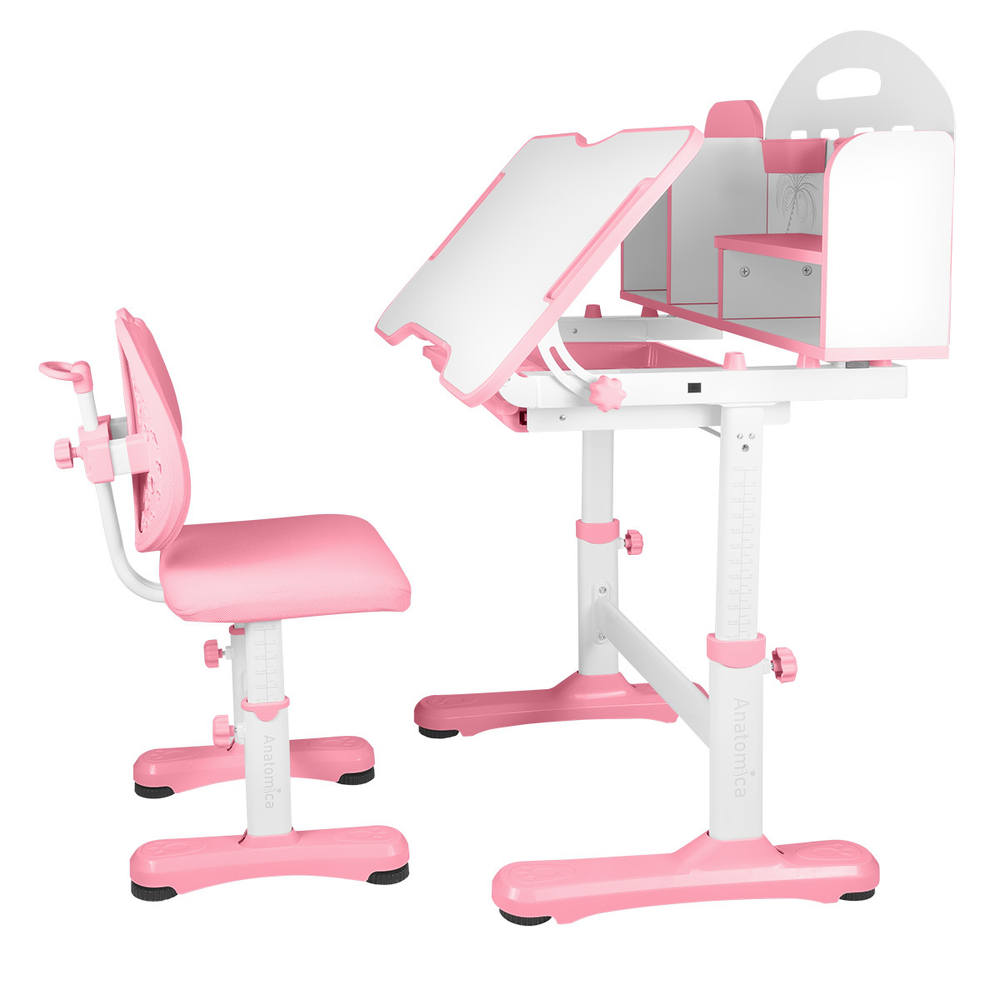 Комплект Anatomica Fiona парта + стул + надстройка + выдвижной ящик