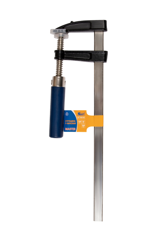 Струбцина тип F деревянная рукоятка Master Kraft (250х50х300мм)