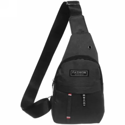 Сумка - мессенджер «Element - hit», цвет черный, одно отделение и карман, 30*17*5см