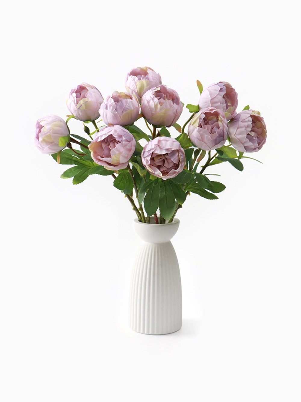 Цветы искусственные «Пышный пион», 7×47 см, сиреневые