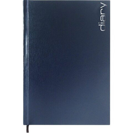 Ежедневник недат. А5 Attomex Orion 272 стр., тм.- синий, тв.обл., бумвинил, ляссе, 70г/м2