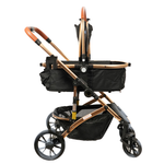 Коляска прогулочная Mr.Kranch для собак и кошек большая с амортизацией (макс. нагрузка 20 кг) разноцветная