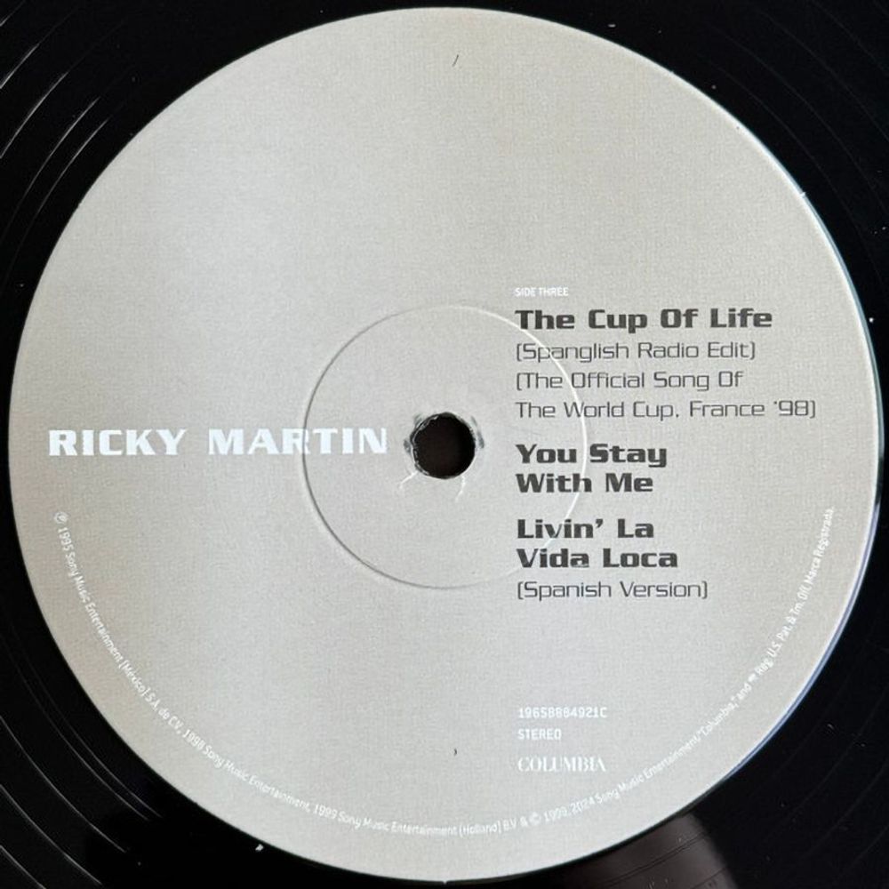 Ricky Martin. Ricky Martin (25th Anniversary Edition) (2LP) Новая запечатанная виниловая пластинка