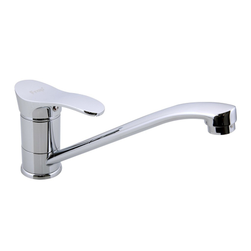 Смеситель для кухни 40к F4901 FRAP (плоский пов.излив, п/гайку, хром, латунь)