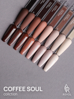 REVOL Гель лак Coffee soul №1 Flat white, 10мл