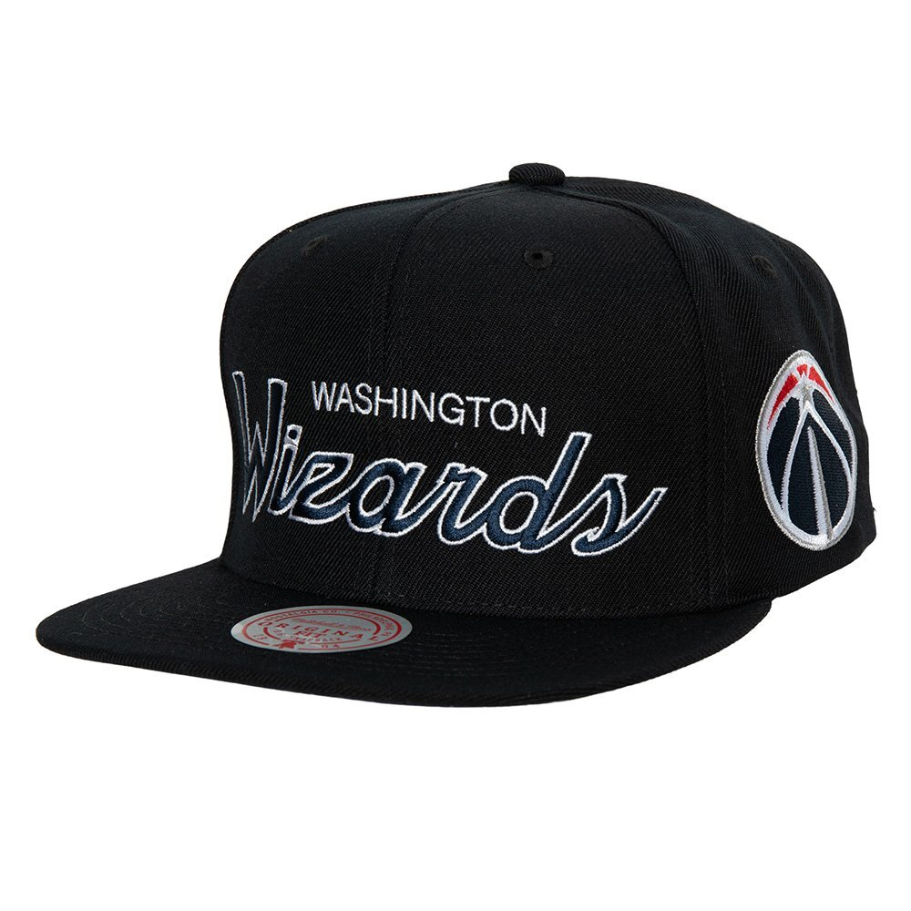 Кепка Mitchell&Ness NBA Team Script 2.0 Snapback Washington Wizards Cap Black