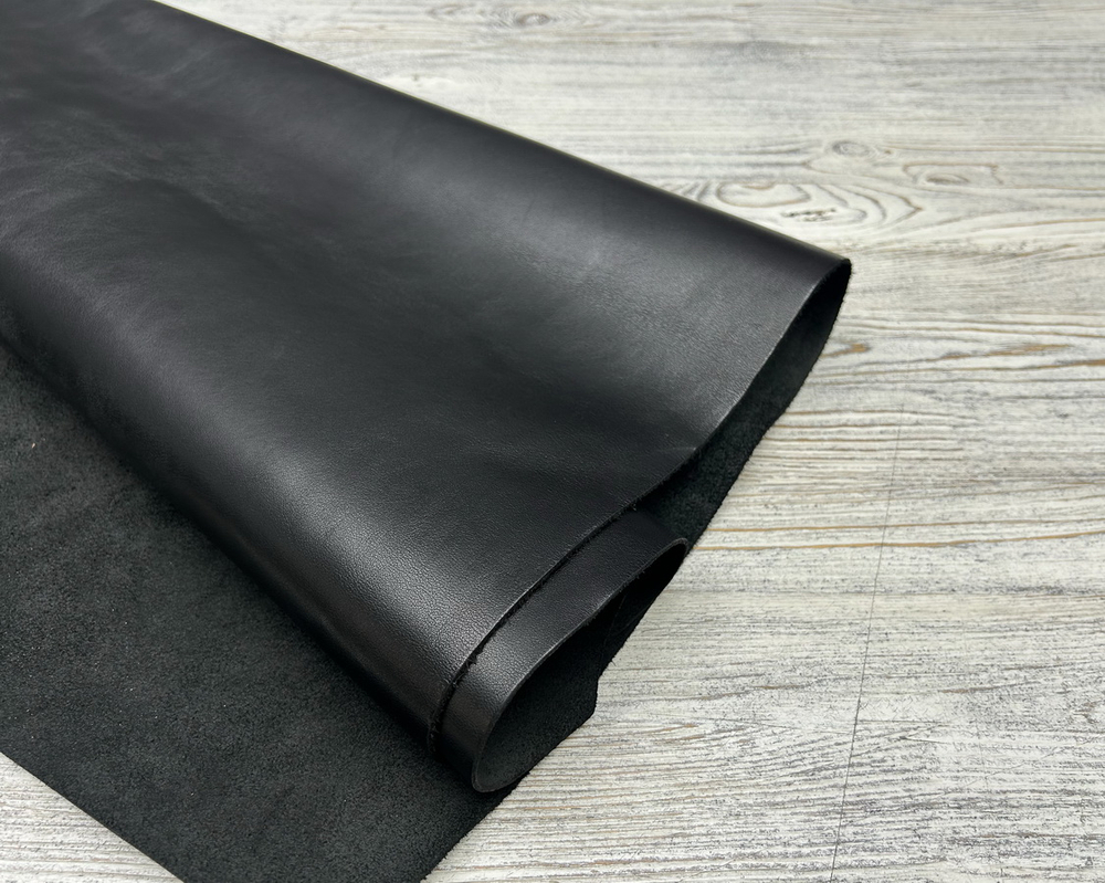 Кожа от фабрики Экопель из Италии Милениум цв. Черный / Millenium Lux Nero