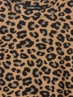 Леопардовый лонгслив детский
