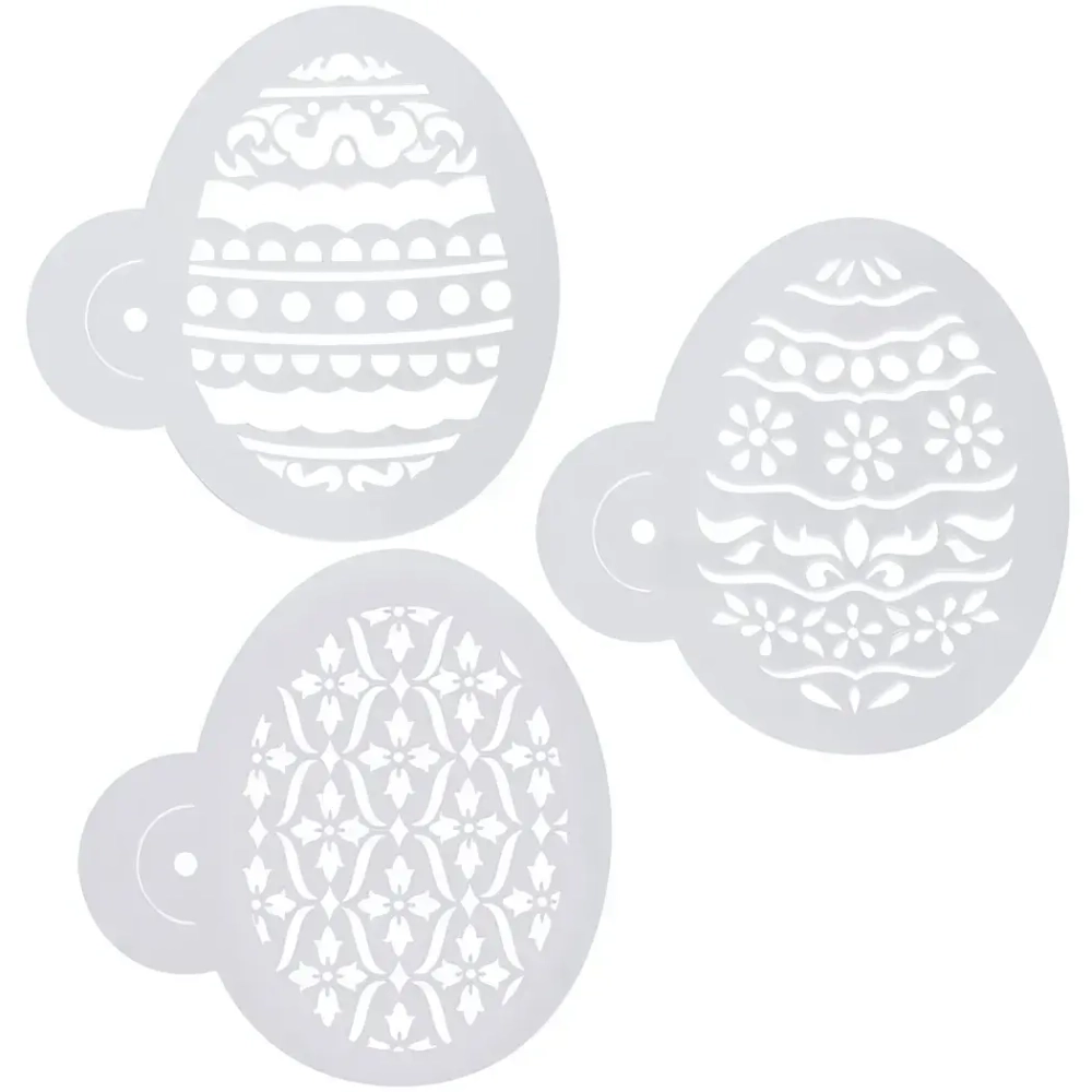 Трафареты для украшения пасхальной выпечки. Набор 3шт. VL80-284