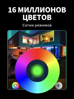 Светодиодная лента, 20м, с пультом, USB-порт, 200 LED, IP67,10 LED/м, RGBлента светодиодная/