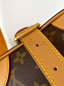 Мужская сумка Louis Vuitton Danube коричневого цвета с узором монограм