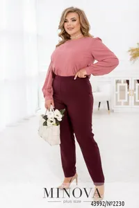Брюки 2230-бордо Minova