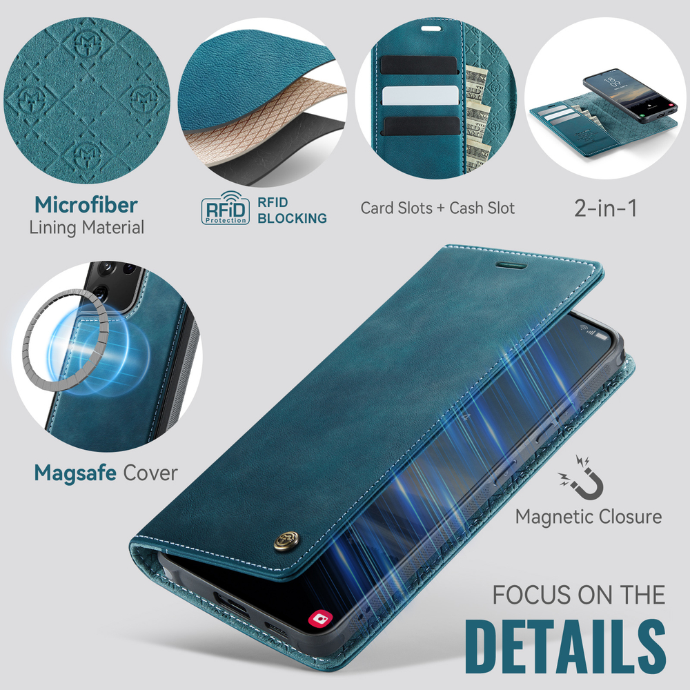 Чехол-кошелек CaseMe 2 in 1 MagSafe Samsung Galaxy S21 Ultra