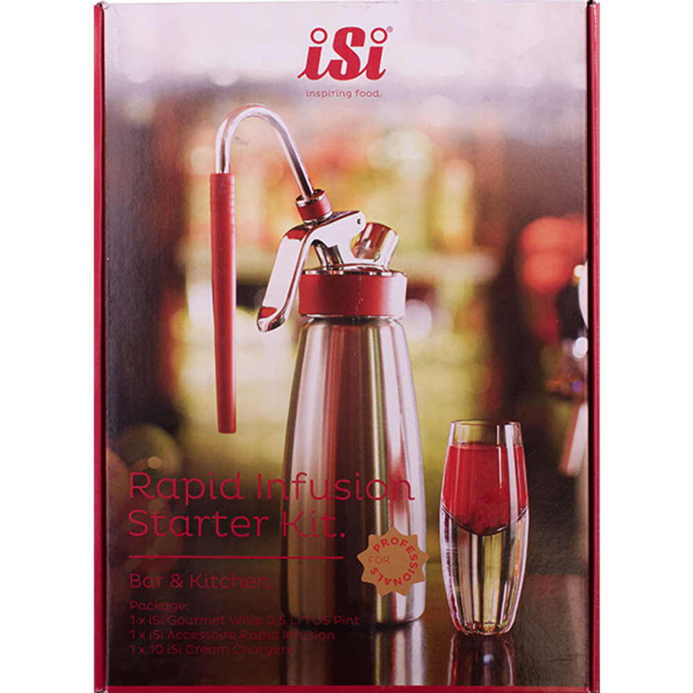 Сифон (кремер) для сливок «Гурме» 0,5л + устройство для ароматизации