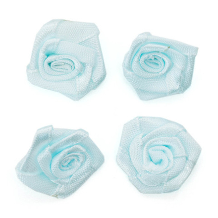 К-9081 Цветок пришивной 1,9см, цв.св.голубой