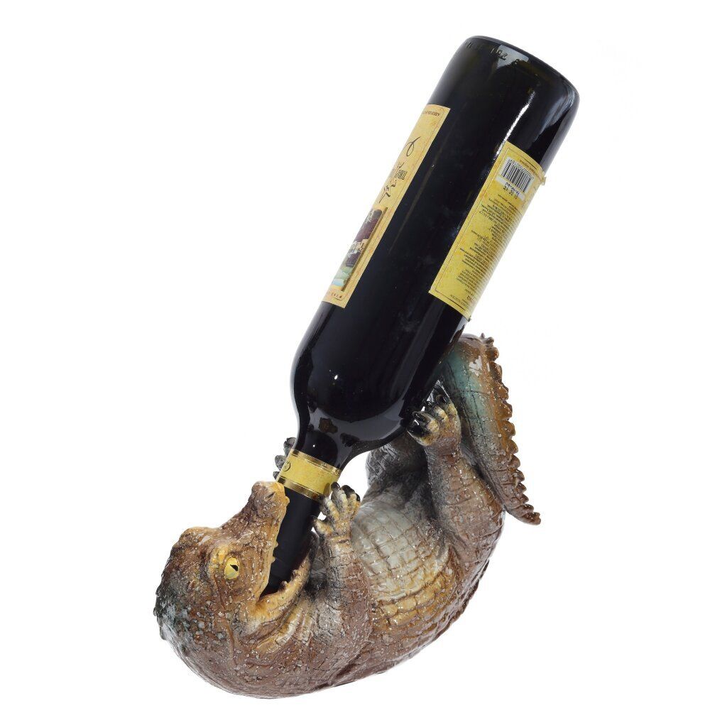 GAEM Подставка для бутылки "Крокодил", L24 W11 H17 см