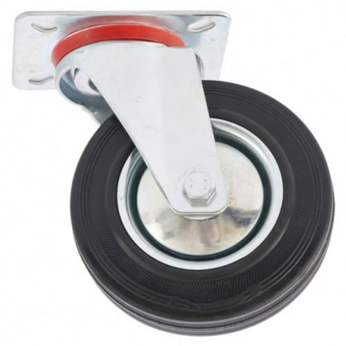 Колесо поворотное 200мм на платформе СИБРТЕХ