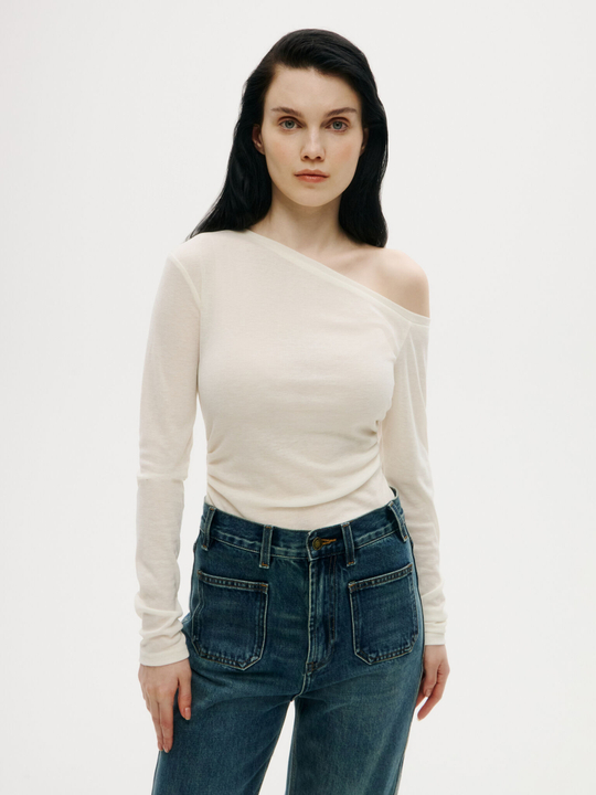 Лонгслив на одно плечо