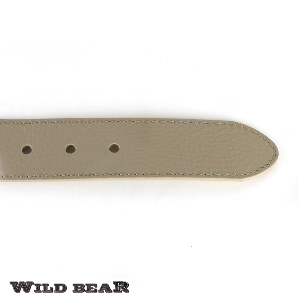 Ремень WILD BEAR RM-029f Beige Premium