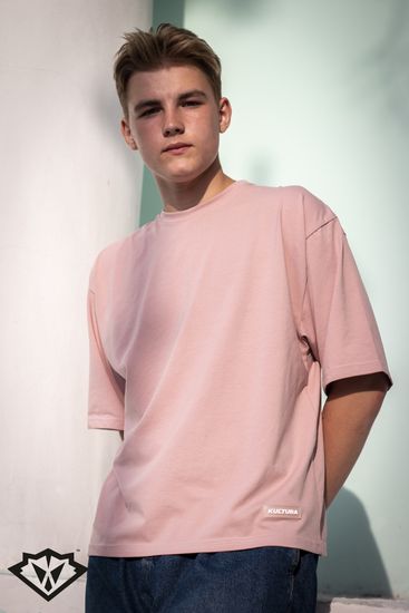 Футболка КУЛЬТУРА OverSize "Light" (пудра)