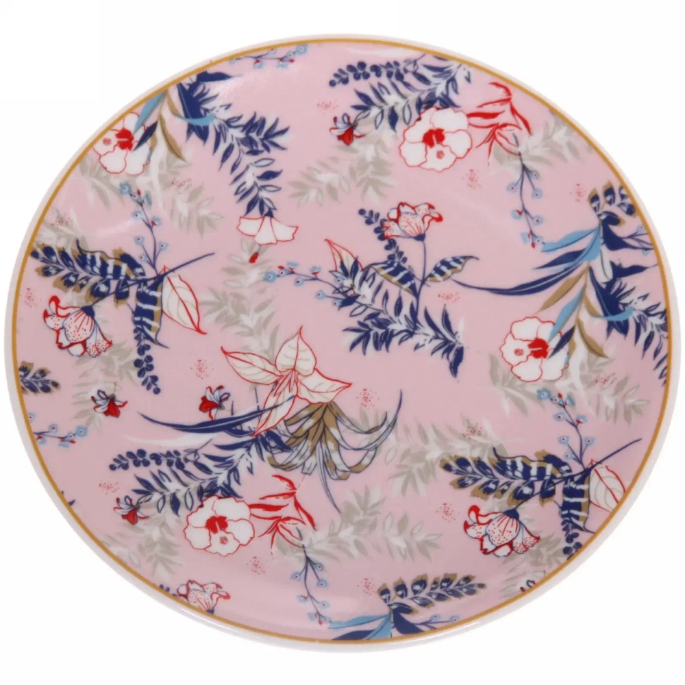 Тарелка керамическая «Paradise» 15см, розовая