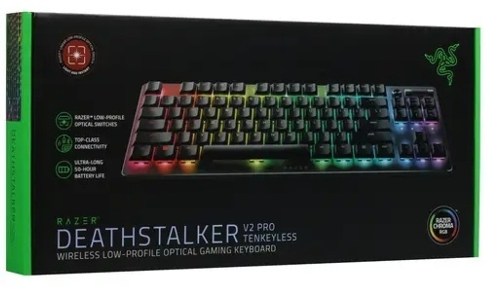 Клавиатура Razer DeathStalker V2 Pro Tenkeyless RZ03-04370800-R3R1 черный