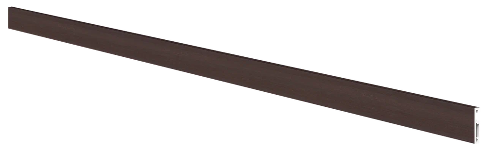 Напольный плинтус ПВХ Foresta Grace Лиственница темная FG 014 2000х70х13 мм