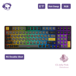 AKKO 3098B Doraemon Macaron  3 Modes RGB Hot Swap  Akko CS Jelly blue Switch,Cherry profile keycap