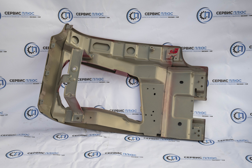 Бампер самосвал левый X3000 (красный) DZ97259623311