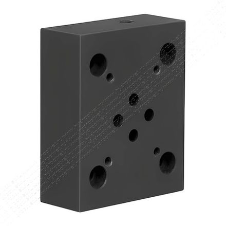 EB415 - Плита-переходник, Ду10 -> Ду 6, ISO 4401-05 -> ISO 4401-03, CETOP05 - CETOP03