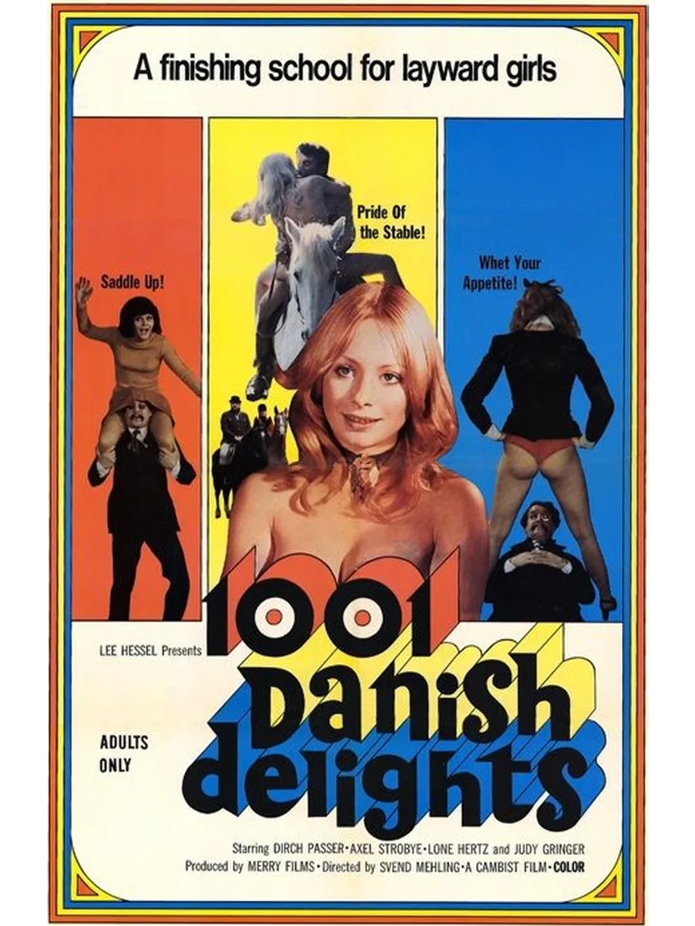 1001 датских удовольствий (1972) (DVD-R)