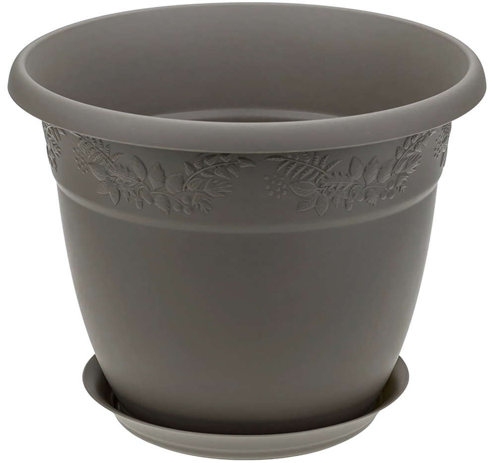 Кашпо /РЯБИНА/ с подставкой D250мм 5л, М 3056