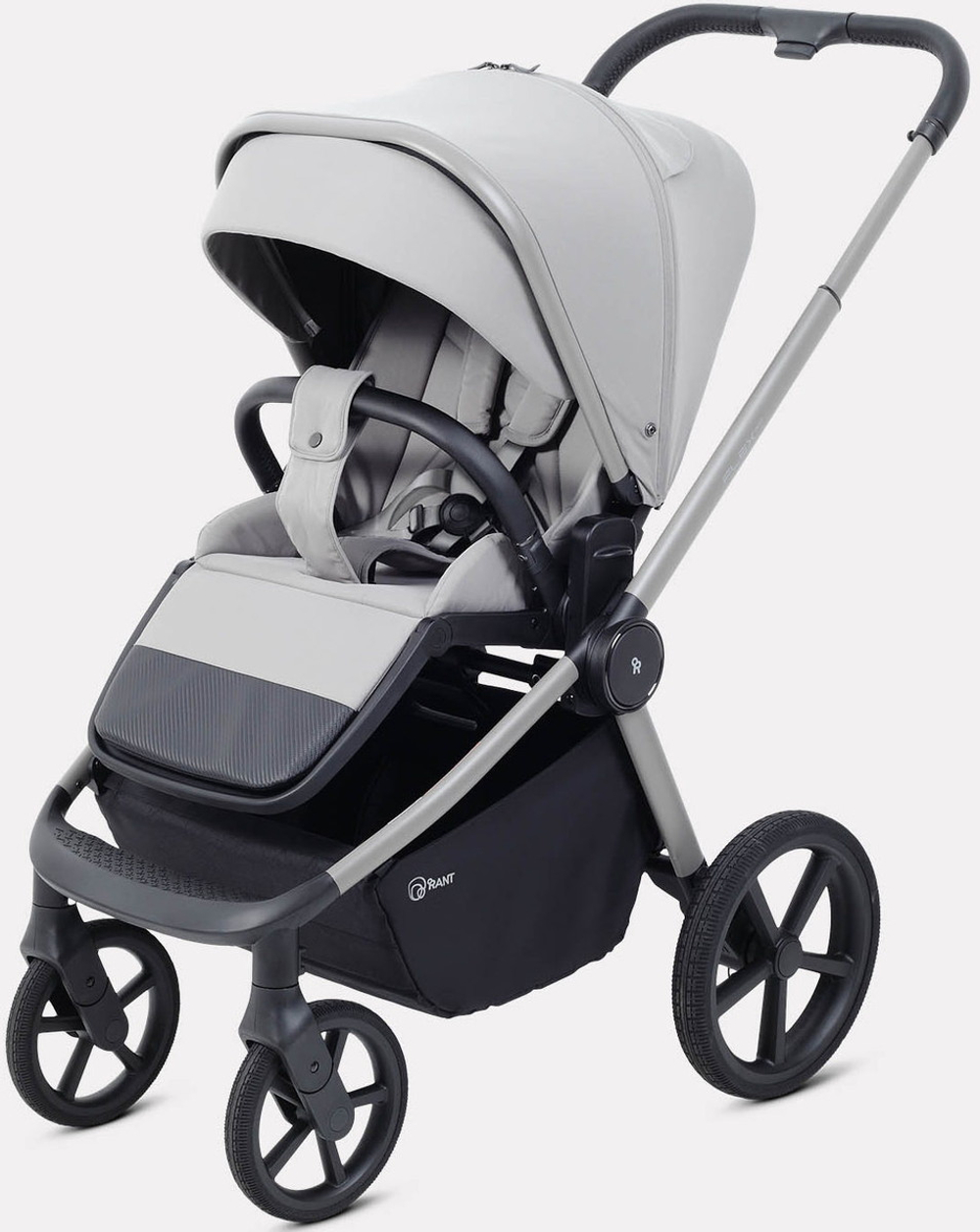 Детская коляска Rant Flex Therm Soft 3 в 1 с автокреслом Cruise Black Stone Grey