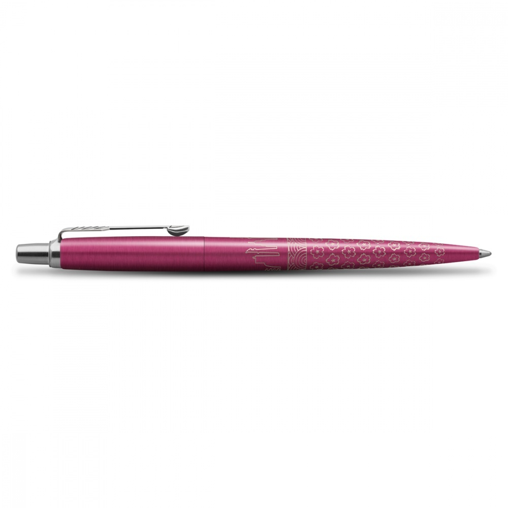 Ручка шариковая Parker "Jotter Tokyo Pink CT" стержень: M, цвет чернил: blue, в подарочной упаковке.