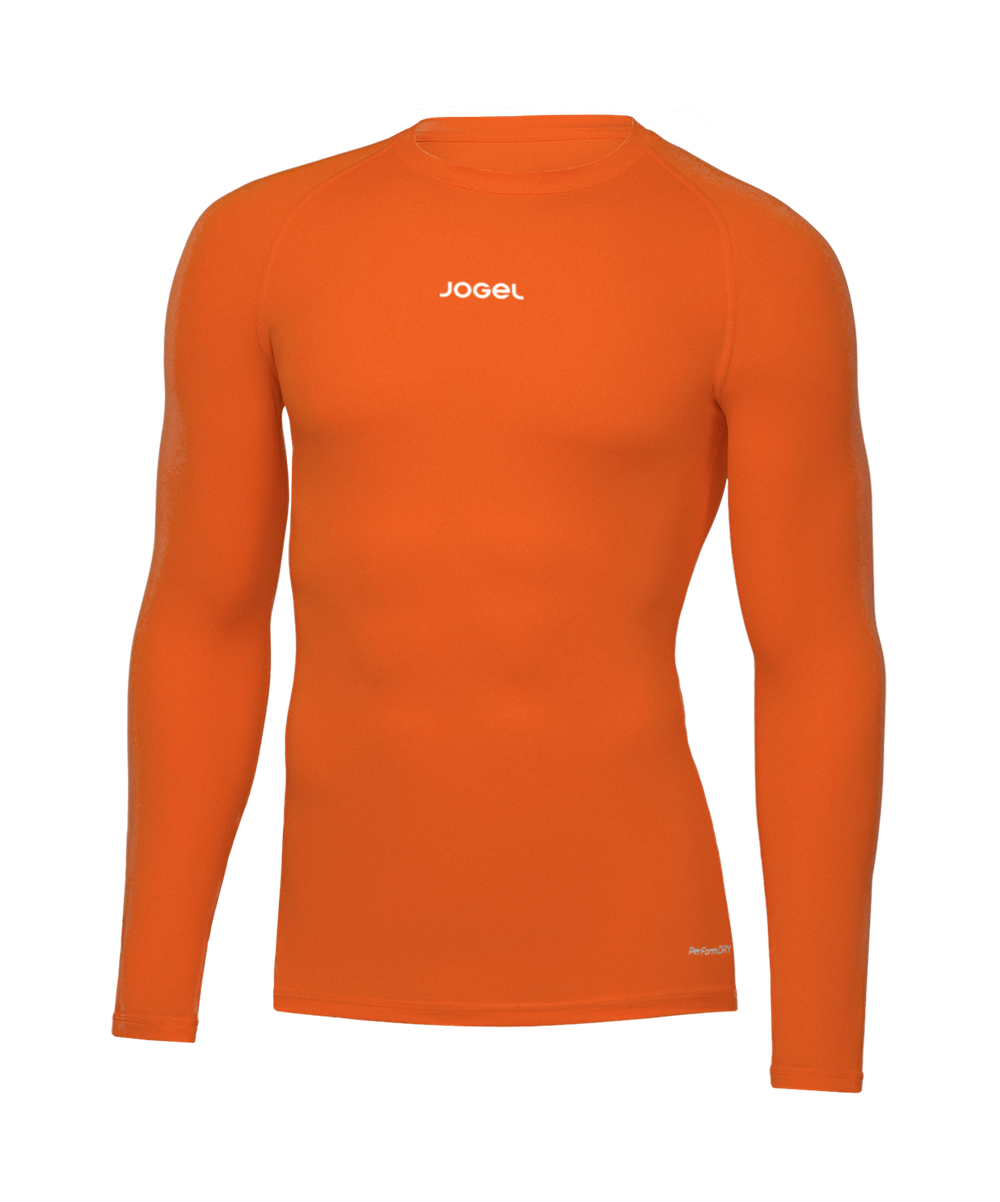 Футболка компрессионная с длинным рукавом Jogel CAMP 2 PerFormDRY Baselayer LS Tee, оранжевый D2