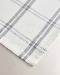 ZARA HOME ХЛОПКОВАЯ САЛФЕТКА (НАБОР ИЗ 2 ШТ.), СИНИЙ