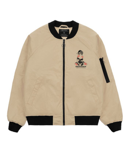 Бомбер MEDOOZA "Geisha II" Светло-бежевый