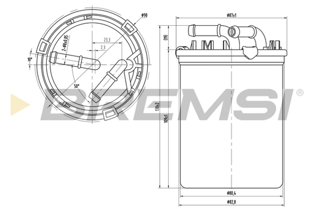 BREMSI - FE0043-BMS - Fuel Filter
